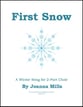 First Snow Two-Part choral sheet music cover